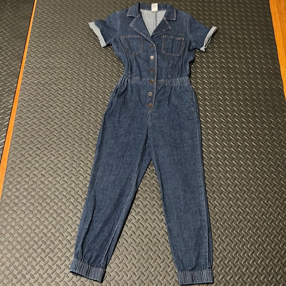 No Boundaries Jean Jumpsuit size S
